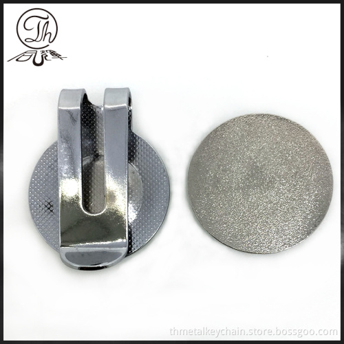 Personalised golf hat clip ball markers